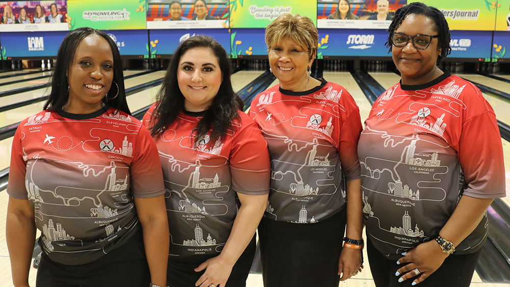The members of Do Work at the 2025 USBC Women's Championships